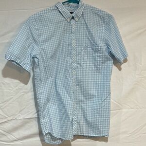 Fred Perry Sky Blue Gingham Shirt